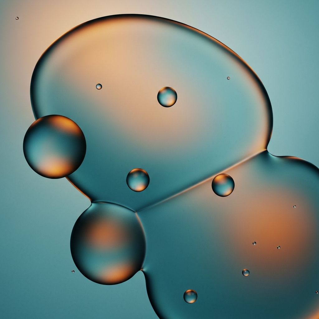 Abstract scientific visualization with flowing gradients